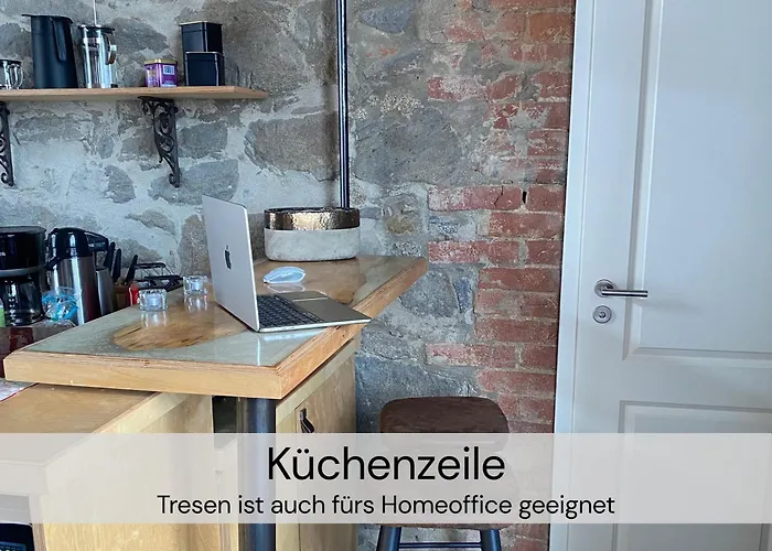 Hexenburgbeidresden Mit Fasssauna Stylishes Designerappartement Mit Schlafsofa, Terrasse - Naehe Saechsische Schweiz Dresden Daire Großharthau