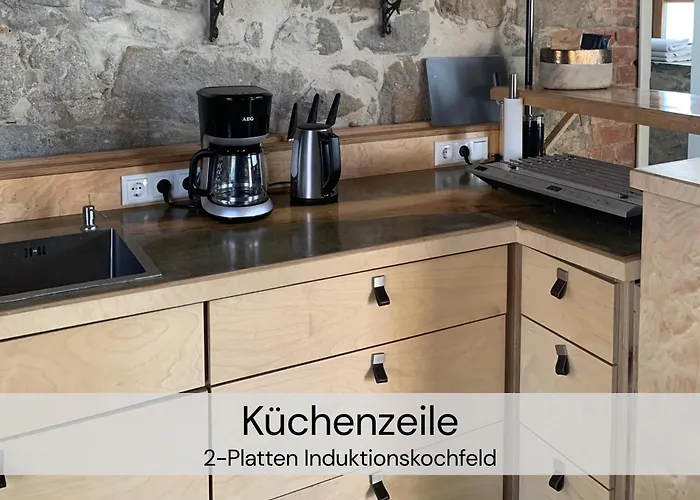 Hexenburgbeidresden Mit Fasssauna Stylishes Designerappartement Mit Schlafsofa, Terrasse - Naehe Saechsische Schweiz Dresden Daire